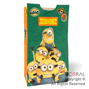 MINIONS BOLSA PAPEL CON CIERRE x 8